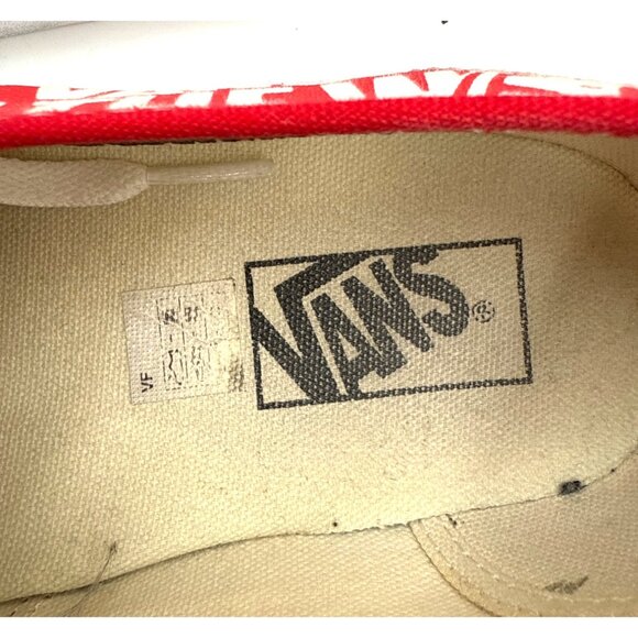 VANS Men’s Doheny OTW Repeat R&W Logo Print Skateboard Shoes Sneakers Size 10 - Picture 9 of 10